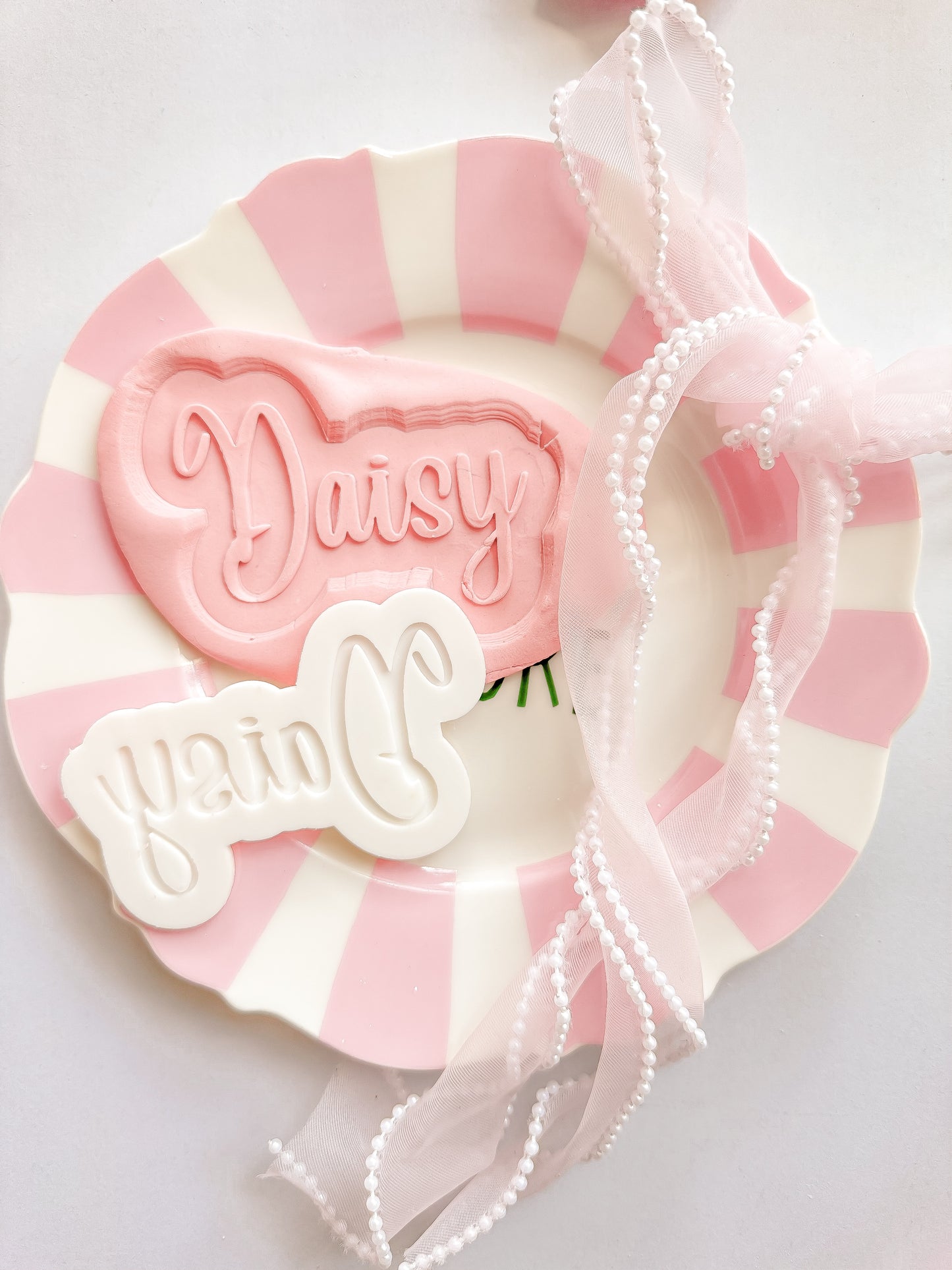 Custom Curl Font Name Set - Debosser and Cutter