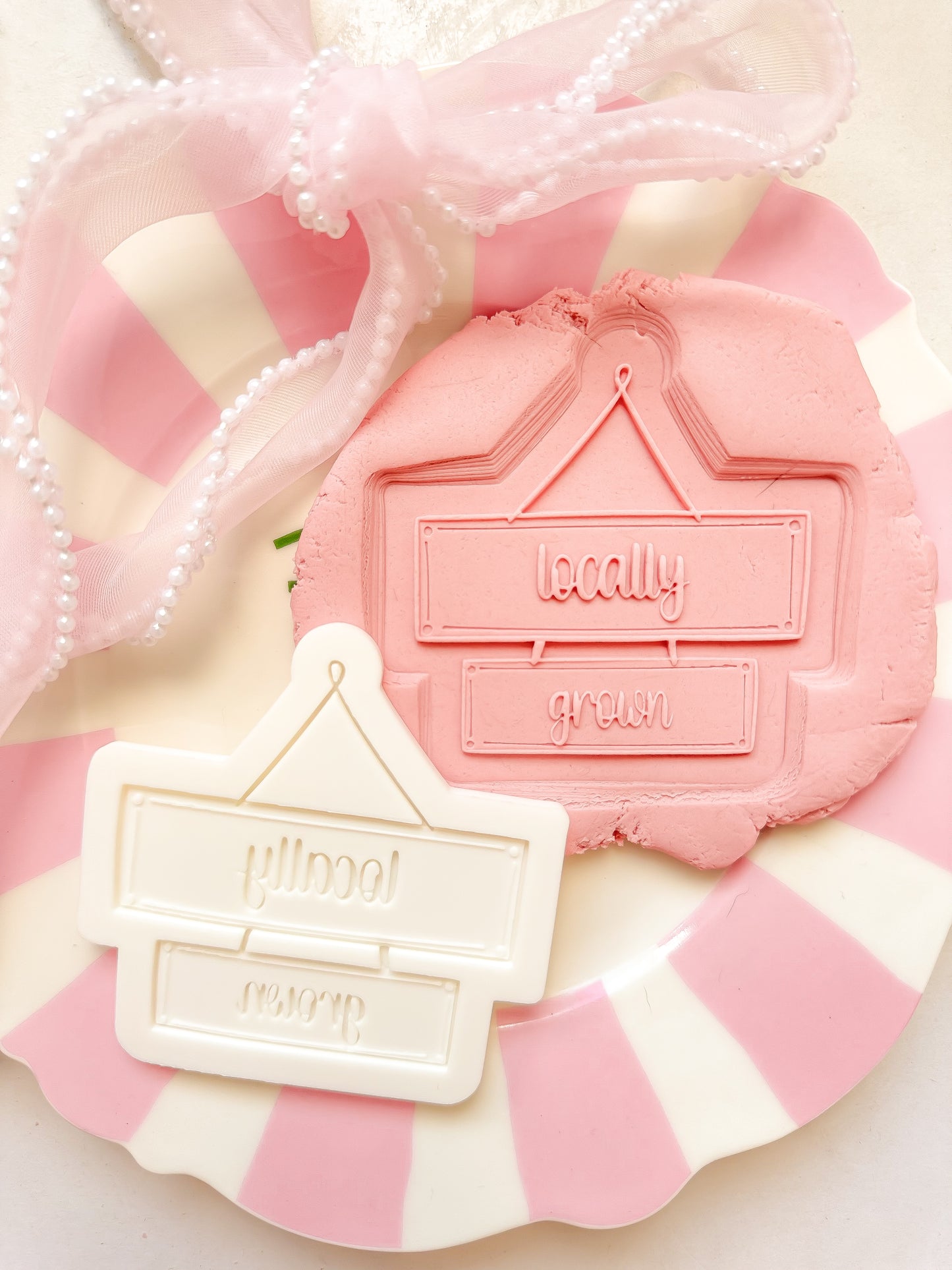 Locally Grown sign - Debosser and Cutter