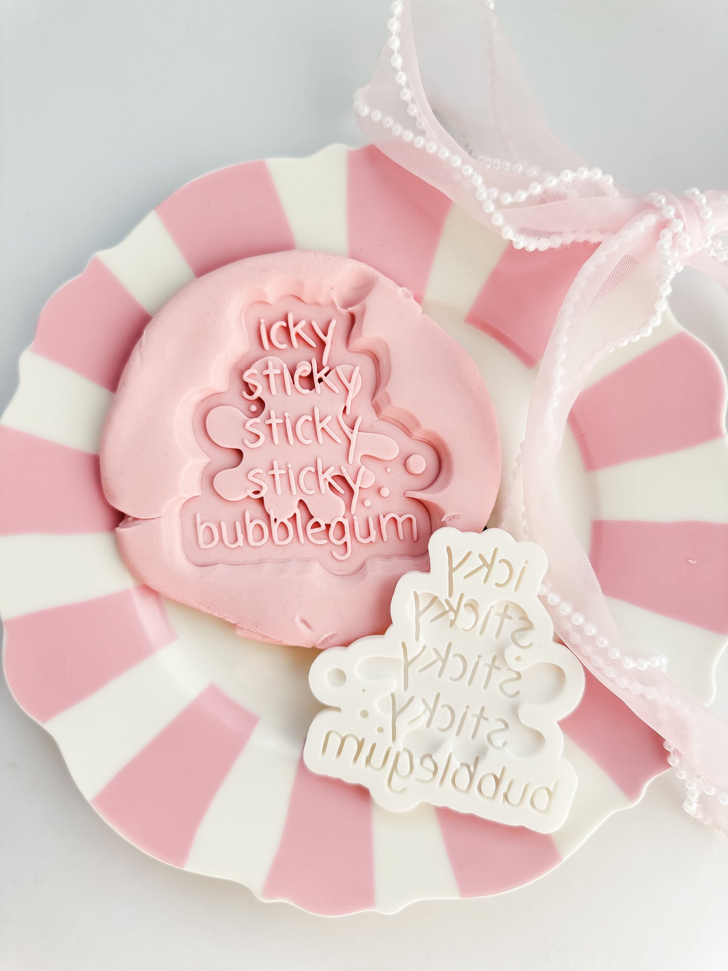 Icky sticky sticky sticky bubblegum- Debosser and Cutter