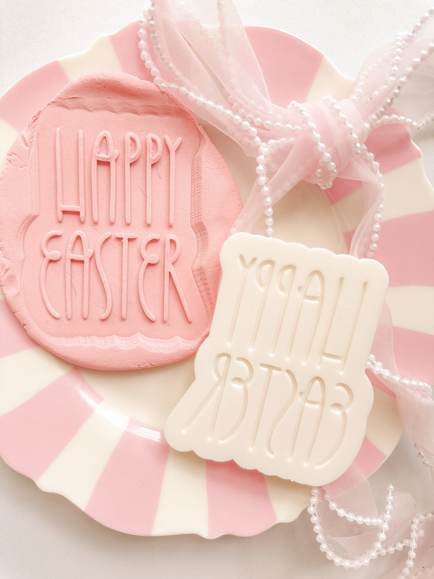 Happy Easter font 2 - Debosser and Cutter