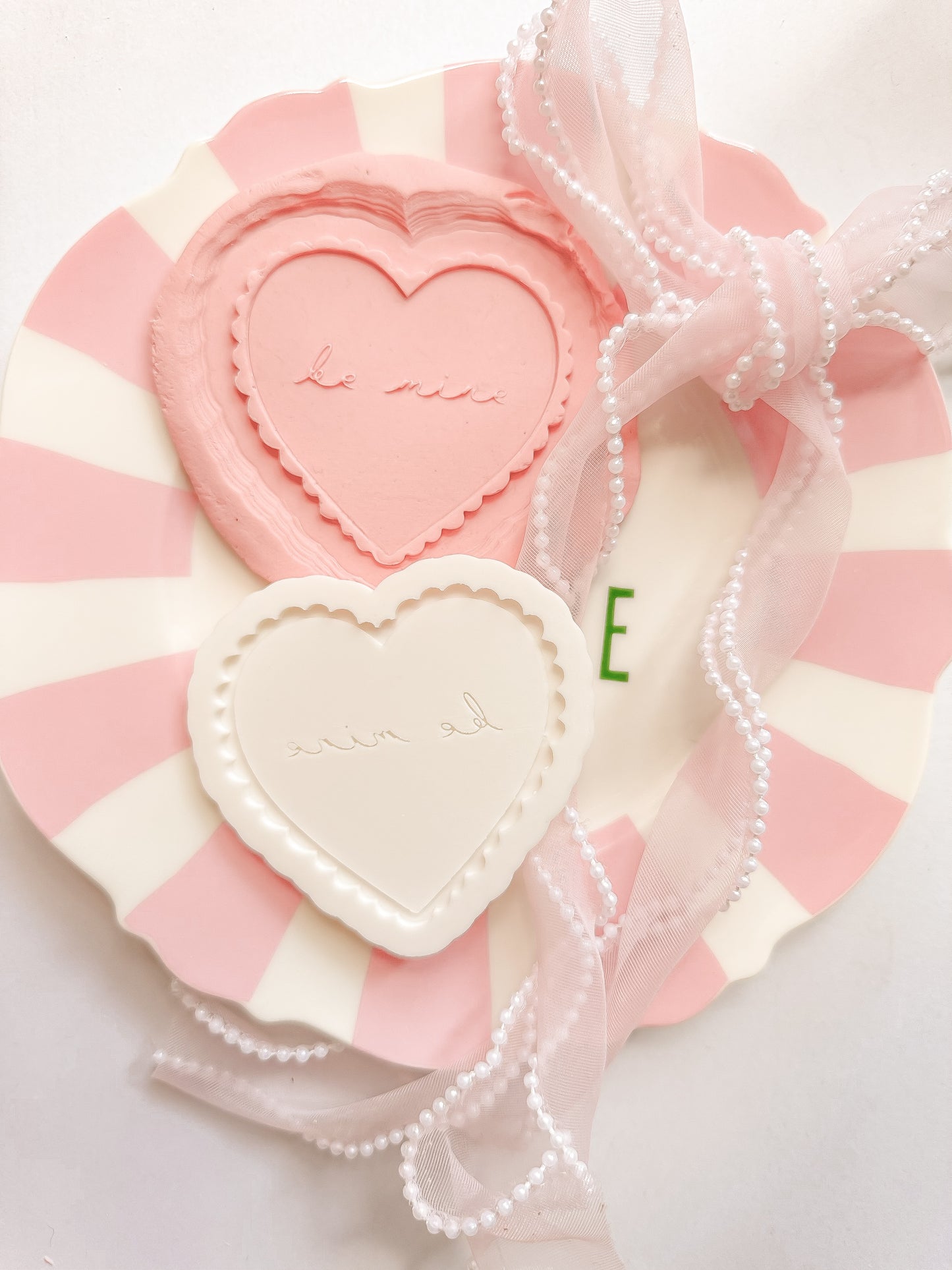 Be mine scallop heart - Debosser and Cutter