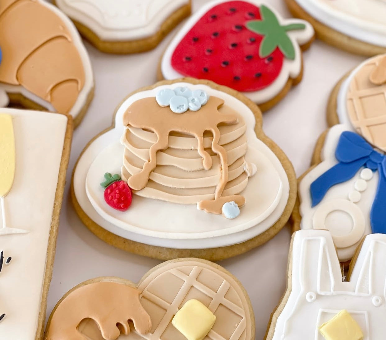 Blueberry Pancake Stack - Debosser and Cutter