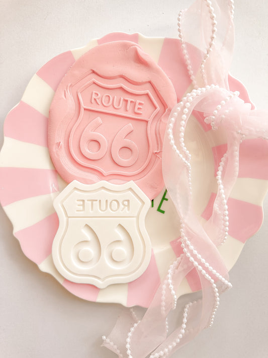 Route 66 Sign - Debosser and Cutter