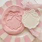 Bow Flower Plaque - Debosser and Cutter