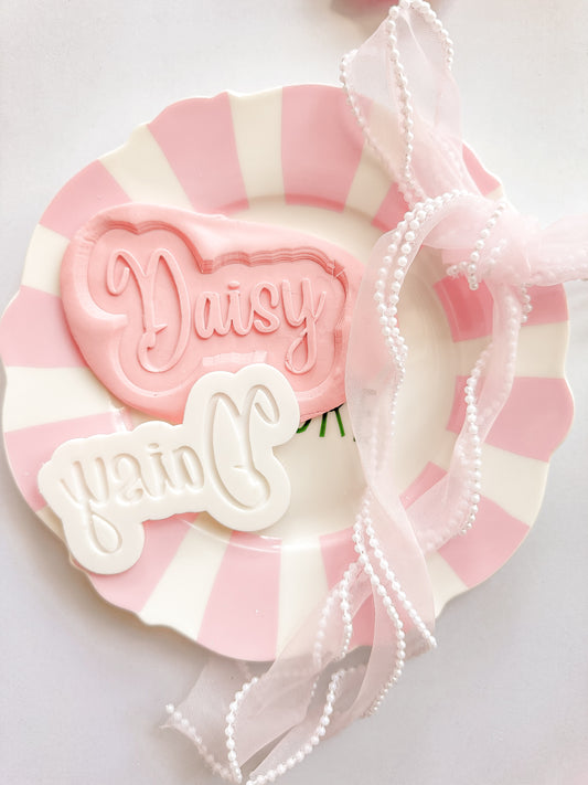 Custom Curl Font Name Set  - Debosser and Cutter