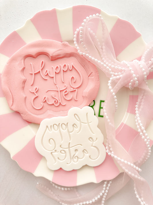 Happy Easter font 3 - Debosser and Cutter