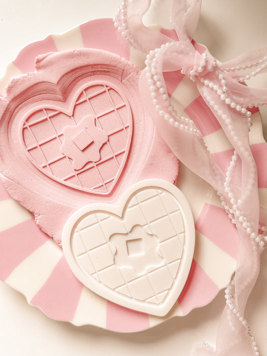 Heart Waffles - Debosser and Cutter