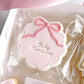 Bow Flower Plaque - Debosser and Cutter