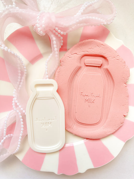Farm Fresh Milk bottle - Debosser and Cutter