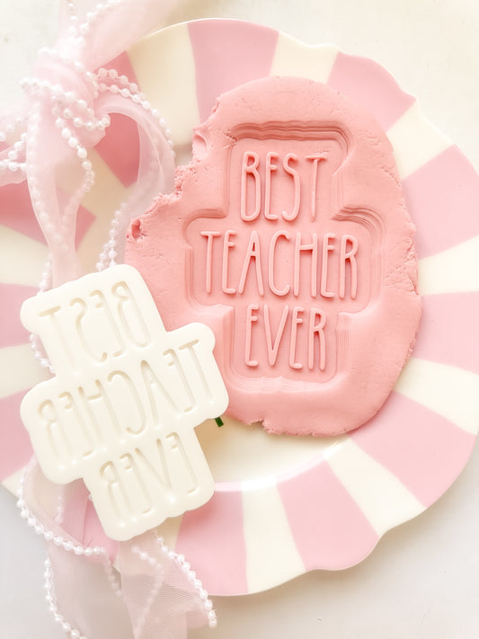 Best teacher ever style 2 - Debosser and Cutter