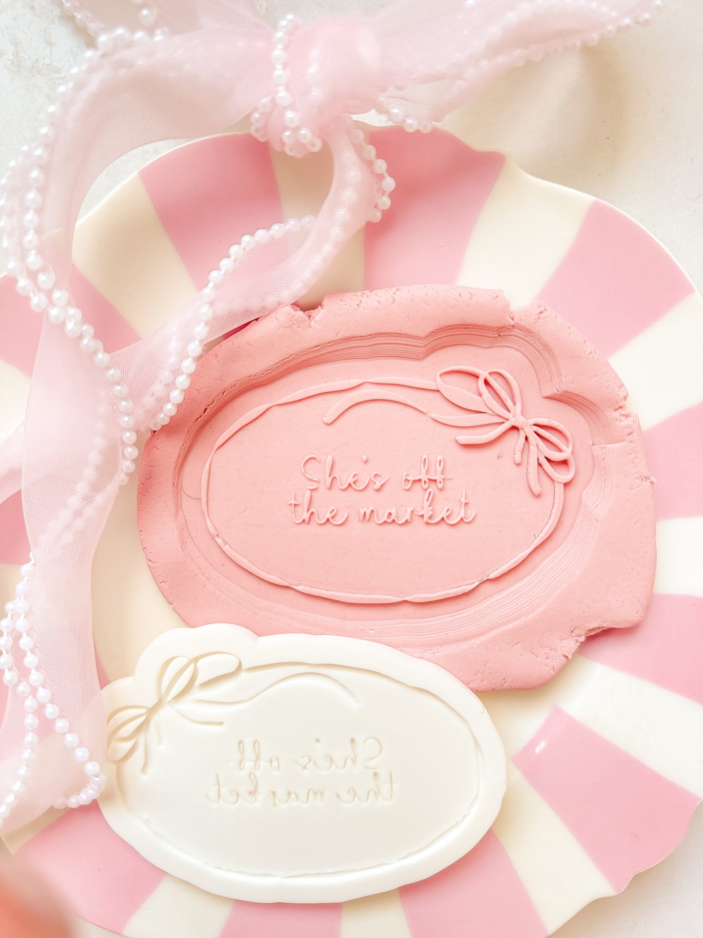 She’s off the market bow plaque - Debosser and Cutter