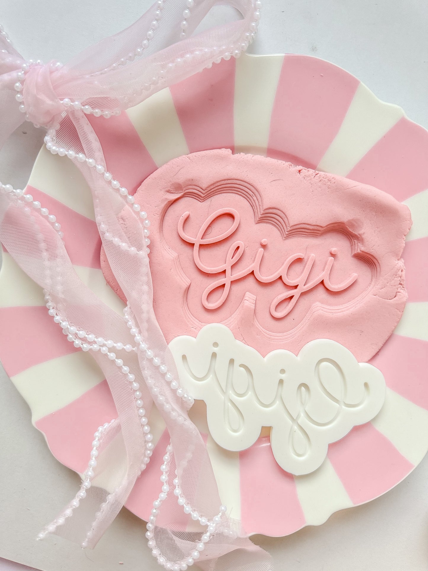 Curly Font Custom Name Set - Debosser and Cutter