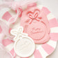 Merry Christmas Bow Bauble - Debosser and Cutter