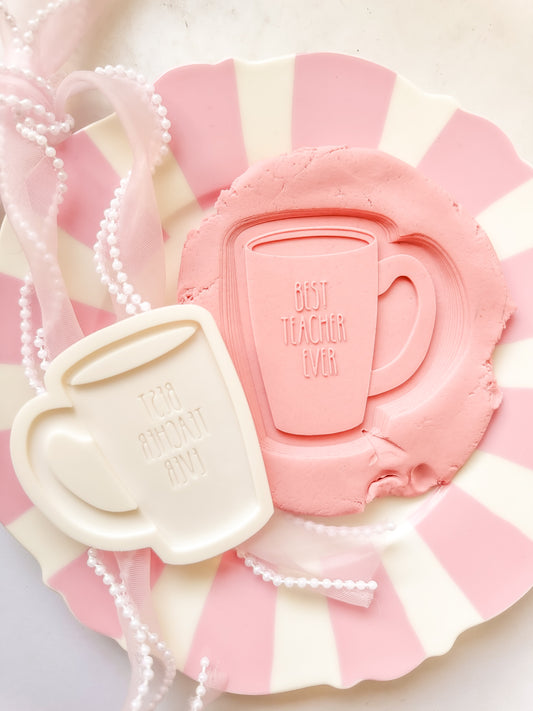 Best teacher ever mug - Debosser and Cutter