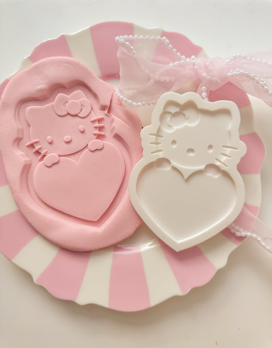 Kitty Blank Heart - Debosser and Cutter