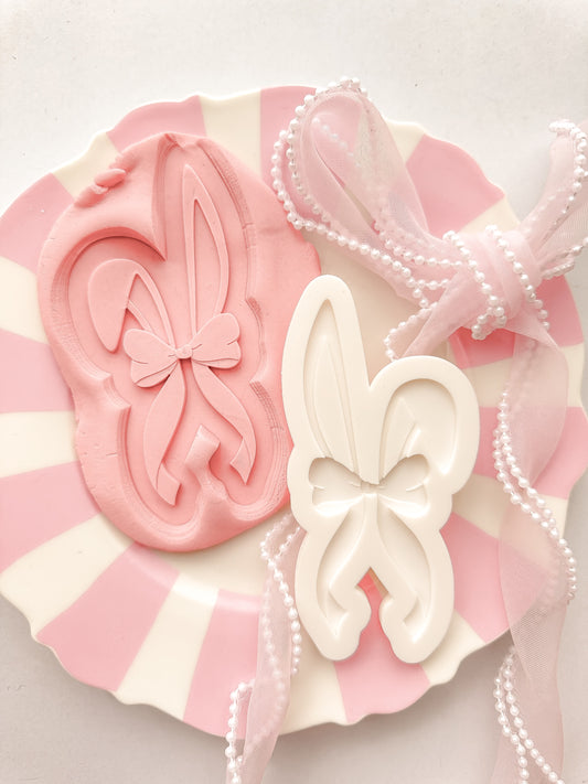 Bow bunny ears - Debosser and Cutter