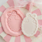 Bow Scalloped Plaque - Debosser and Cutter