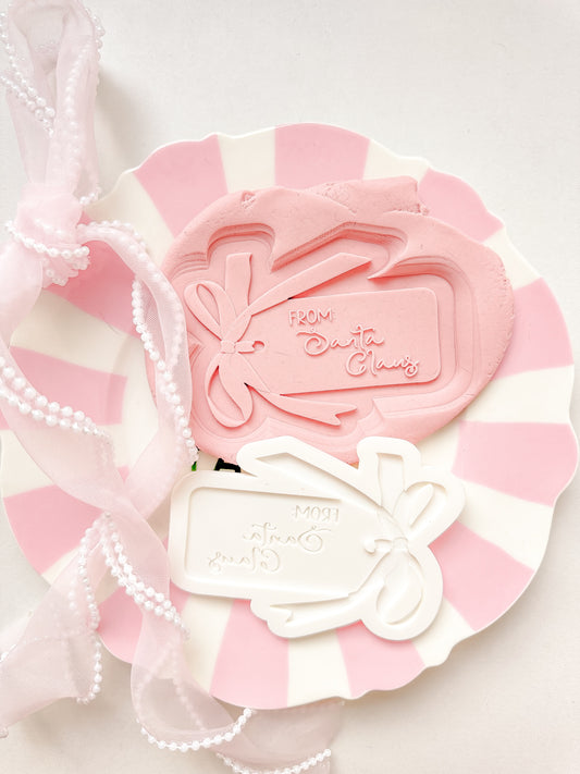 From Santa gift tag - Debosser and Cutter