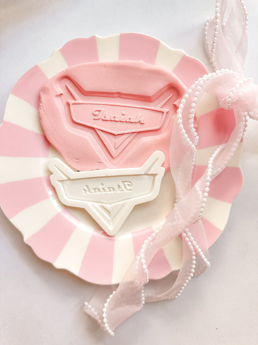 Custom Name Cars logo plaque - Debosser and Cutter