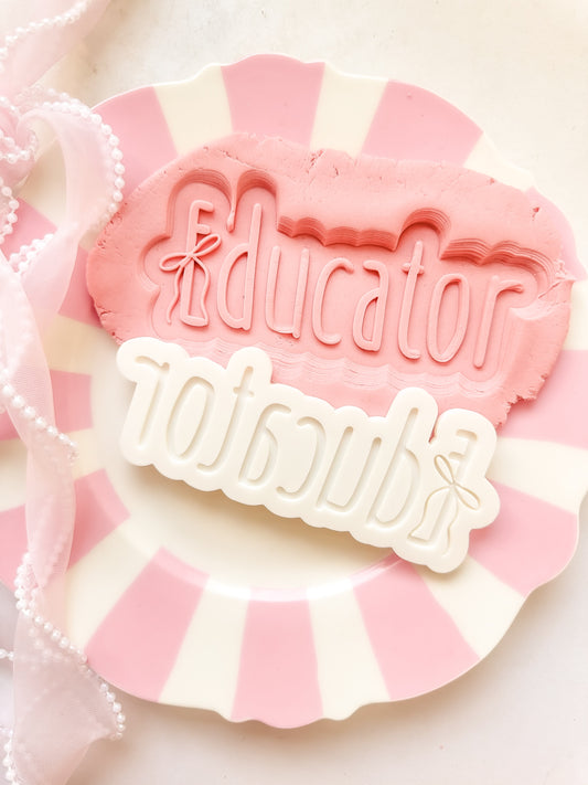 Educator with bow - Debosser and Cutter