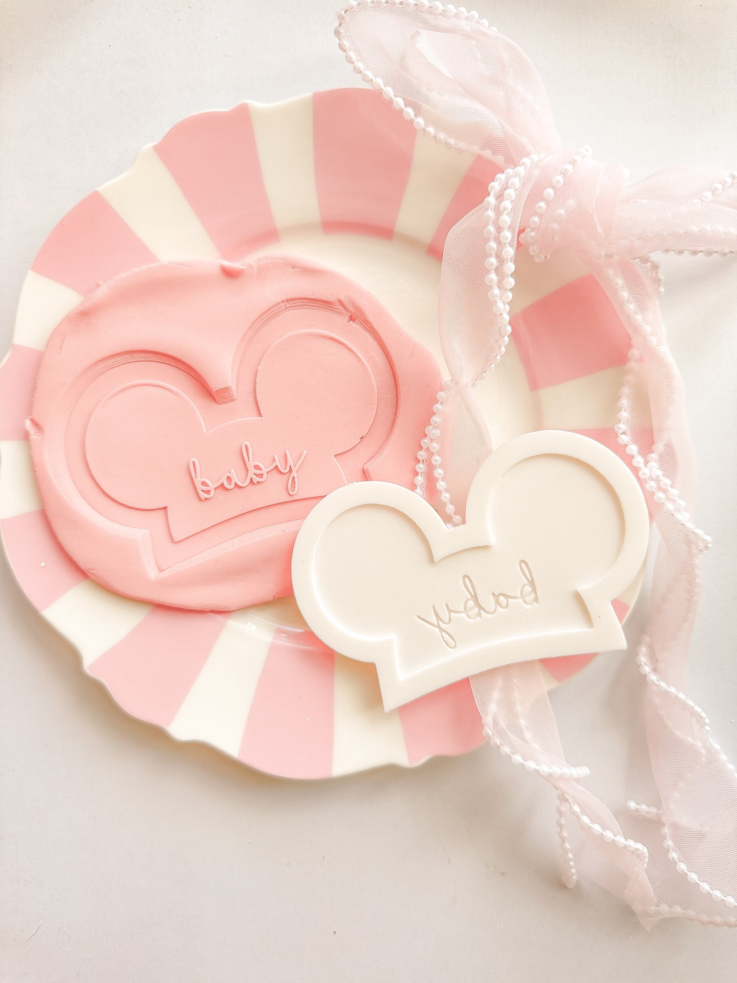D Mouse Baby Hat - Debosser and Cutter