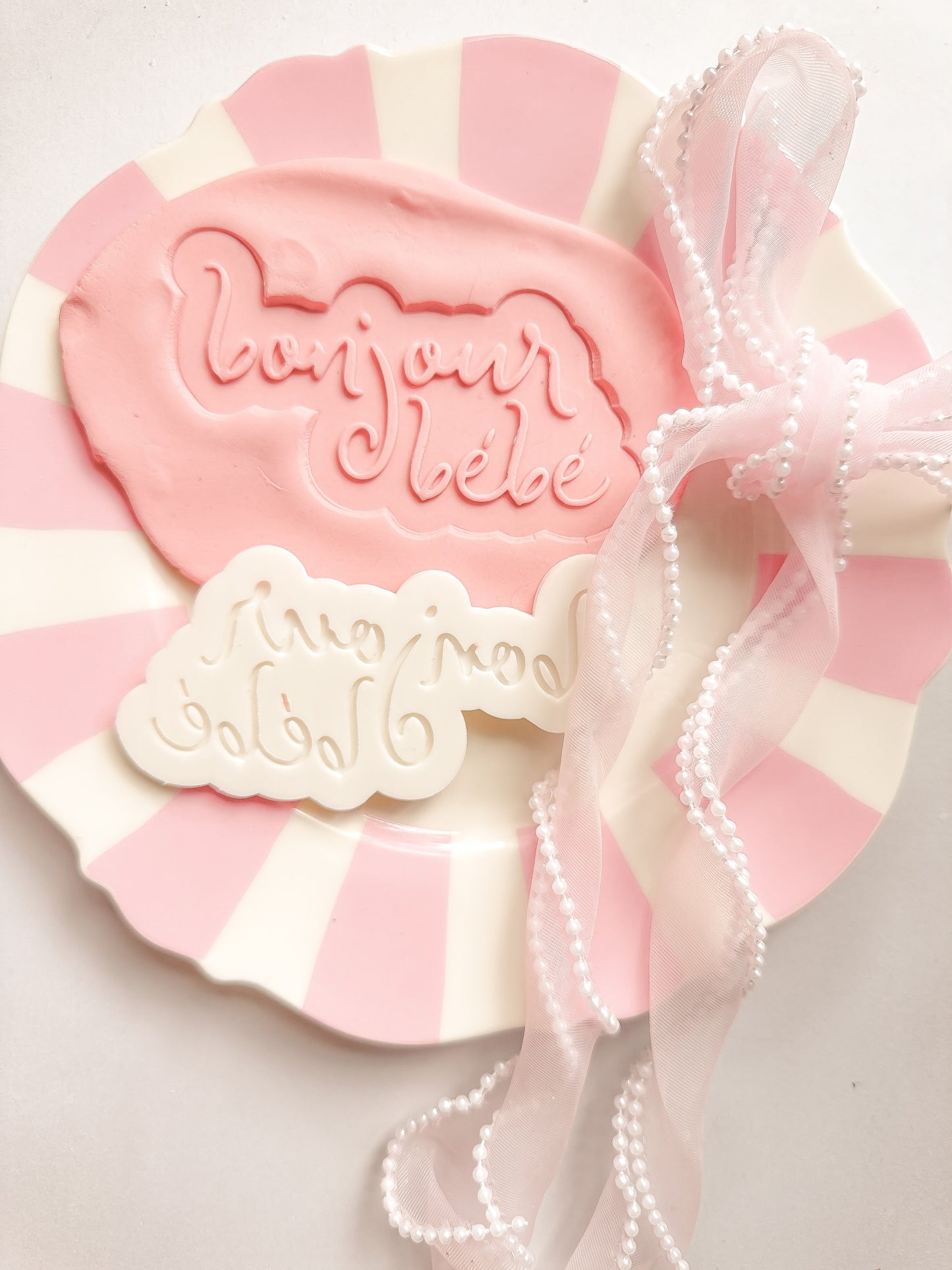Bonjour Bebe style 2 - Debosser and Cutter