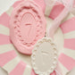 1 - 10 Scalloped Number Plaques - Debossers and Cutter Set