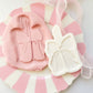 Bow cake with candles- Debosser and Cutter