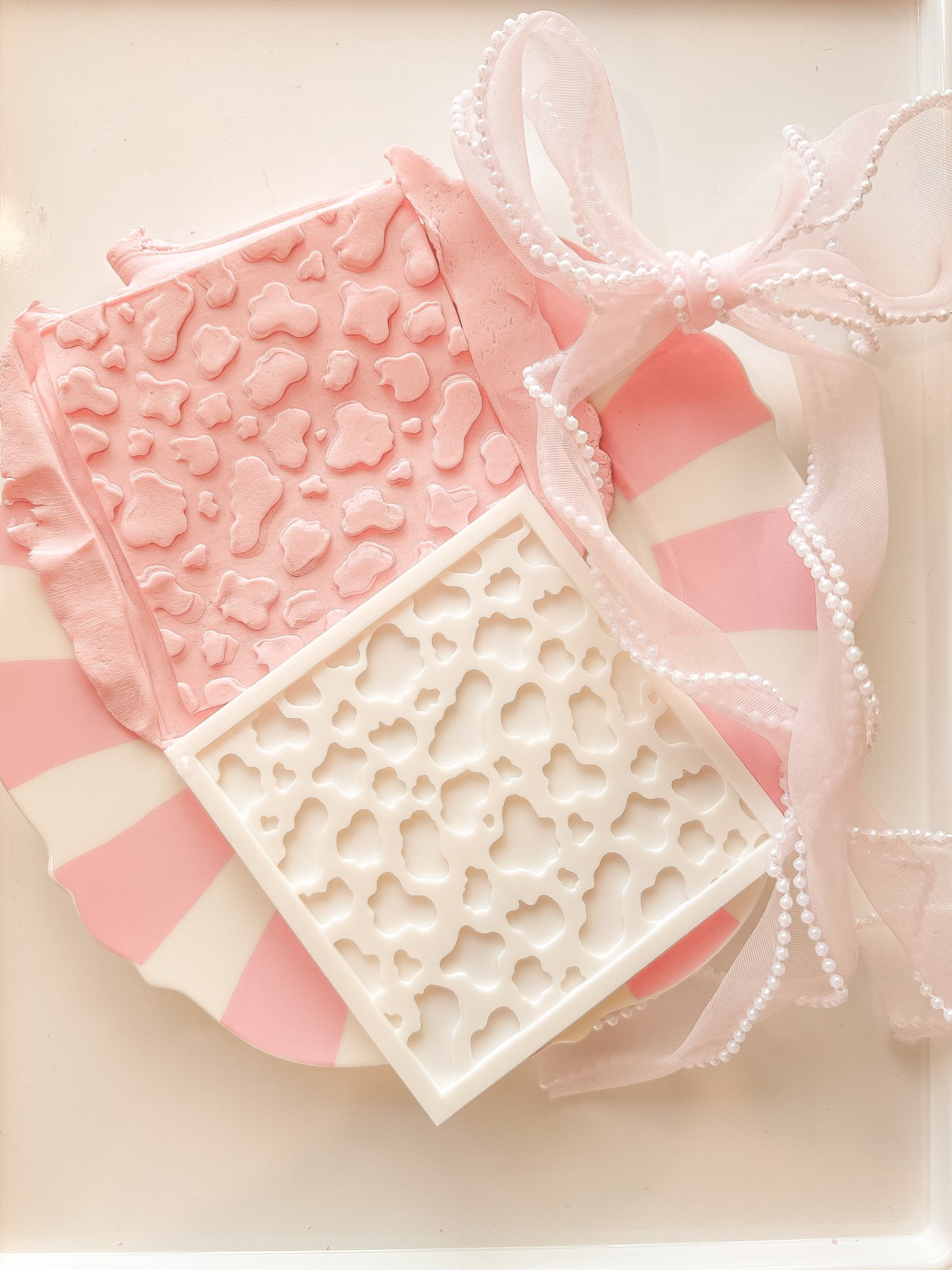Cowprint Pattern Plate - Debosser