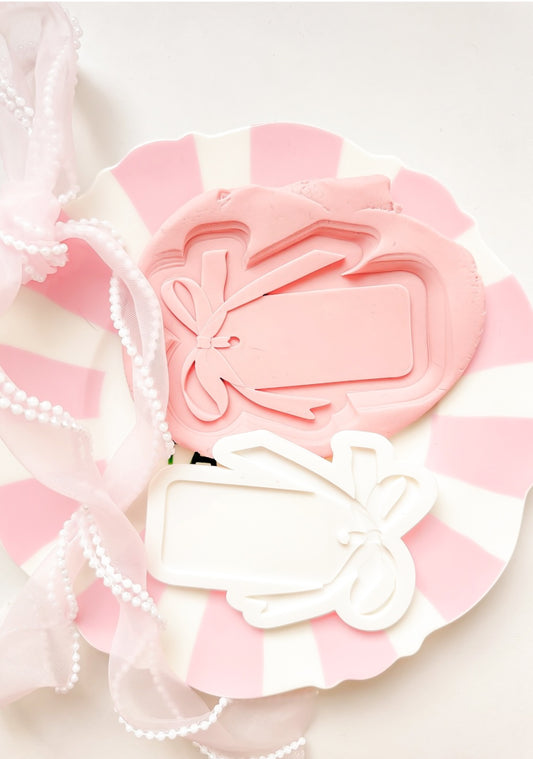 Blank Bow Tag - Debosser and Cutter
