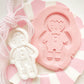 Cuddle and Kind Tiny Nutmeg Gingerbread - Debosser and Cutter