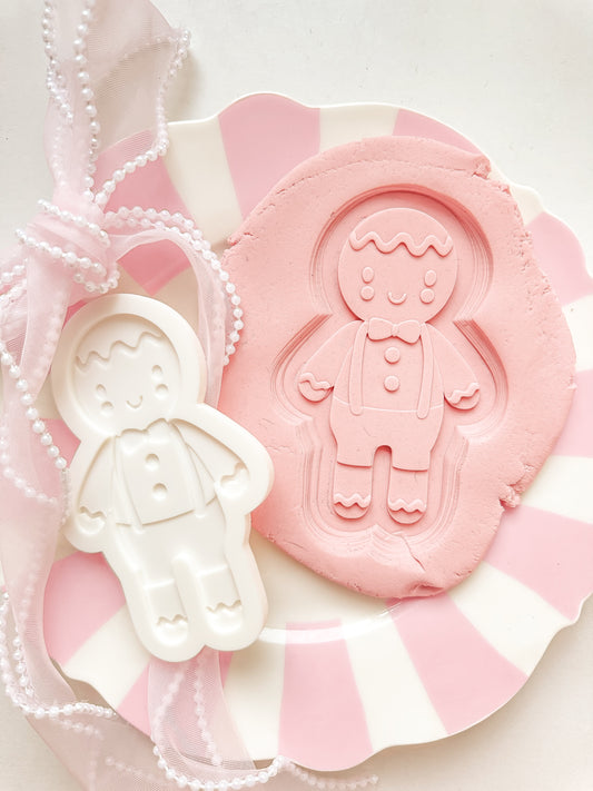 Cuddle and Kind Tiny Nutmeg Gingerbread - Debosser and Cutter