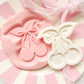 Cherries with bow - Debosser and Cutter