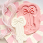 Droopy dainty bow - Debosser and Cutter